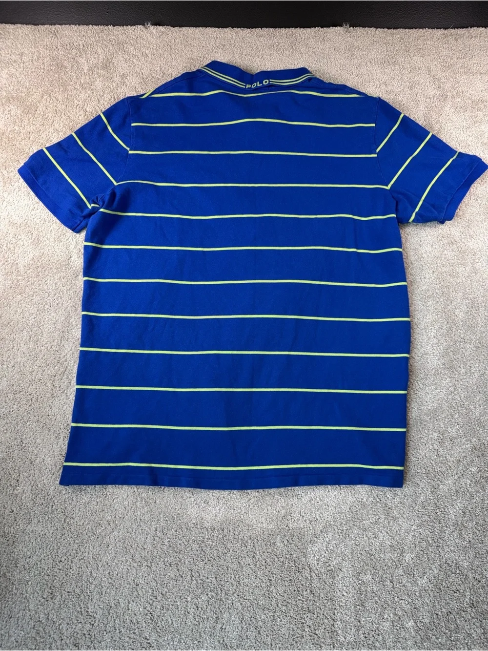 Polo Ralph Lauren Big Pony Polo Shirt Men’s  XXL Blue‎ Green Striped Red Pony